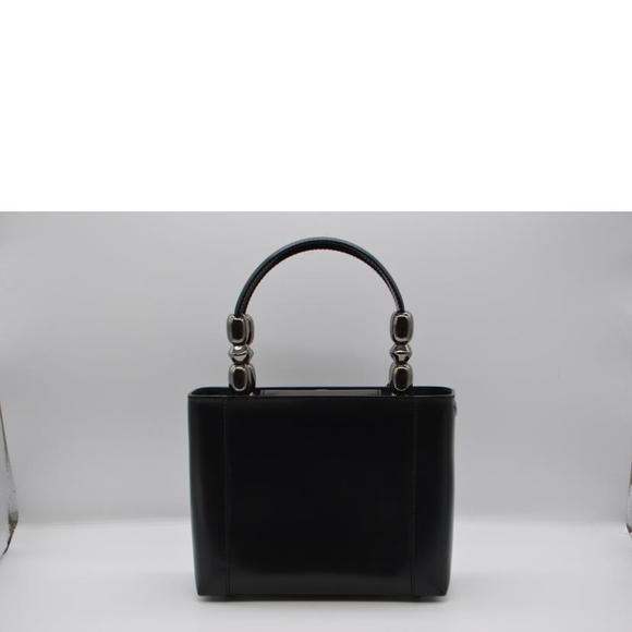 Christian Dior Maris Pearl Small Leather Handbag Black - Picture 2 of 7